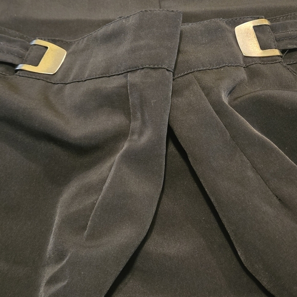 Bedford Fair Lifestyles Vintage 80s 90s Women's 22 Solid Black Maxi Skirt - Picture 11 of 14